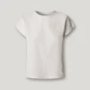 T-shirt con dettagli floreali traforati T-shirt con dettagli floreali traforati