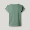 T-shirt con dettagli floreali traforati T-shirt con dettagli floreali traforati