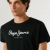 T-shirt con logo dalla vestibilità regolare T-shirt con logo dalla vestibilità regolare