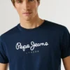 T-shirt con logo dalla vestibilità regolare T-shirt con logo dalla vestibilità regolare