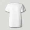 T-shirt con logo in strass
