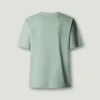 T-shirt con logo in strass