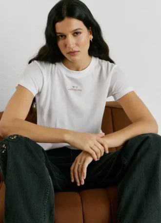 T-shirt con logo W11 ricamato