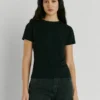 T-shirt con logo W11 ricamato T-shirt con logo W11 ricamato