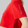 T-shirt con maniche e logo, vestibilità squadrata T-shirt con maniche e logo, vestibilità squadrata