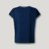 T-shirt con scollo a V e dettagli traforati T-shirt con scollo a V e dettagli traforati