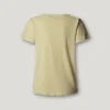 T-shirt con scollo a V e logo ricamato T-shirt con scollo a V e logo ricamato