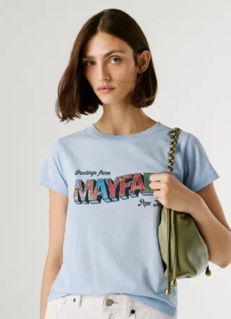 T-shirt con stampa artistica