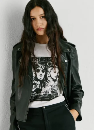 T-shirt con stampa artistica