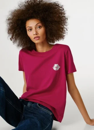 T-shirt con stampa artistica