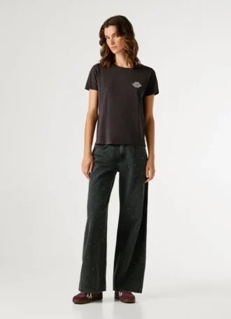T-shirt con stampa artistica