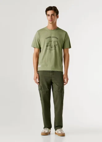 T-shirt con stampa artistica