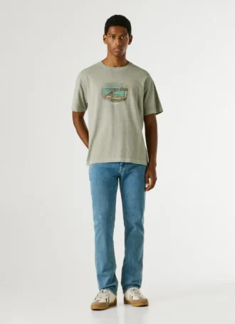 T-shirt con stampa artistica