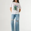 T-shirt con stampa artistica T-shirt con stampa artistica