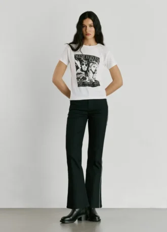 T-shirt con stampa artistica