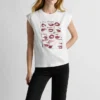 T-shirt con stampa artistica T-shirt con stampa artistica