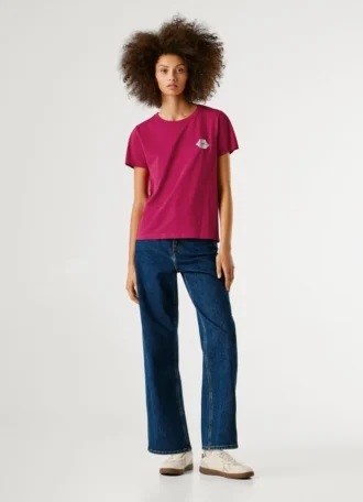 T-shirt con stampa artistica
