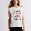 T-shirt con stampa artistica T-shirt con stampa artistica