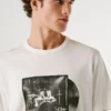 T-shirt con stampa fotografica e vestibilità regolare T-shirt con stampa fotografica e vestibilità regolare