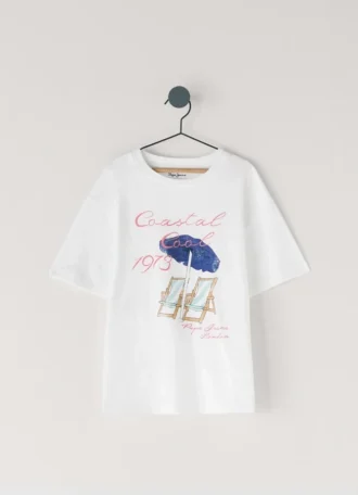 T-shirt con stampa grafica e vestibilità comoda