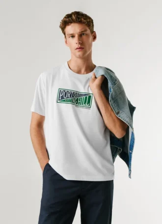 T-shirt con stampa grafica, vestibilità regolare