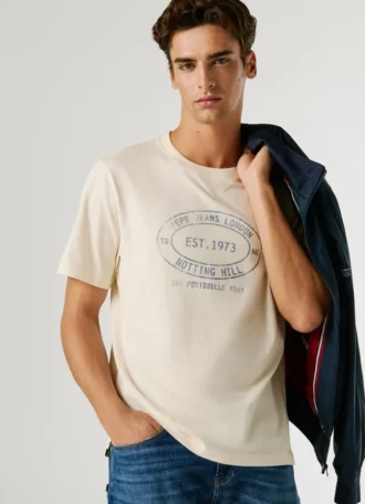 T-shirt con stampa grafica, vestibilità regolare