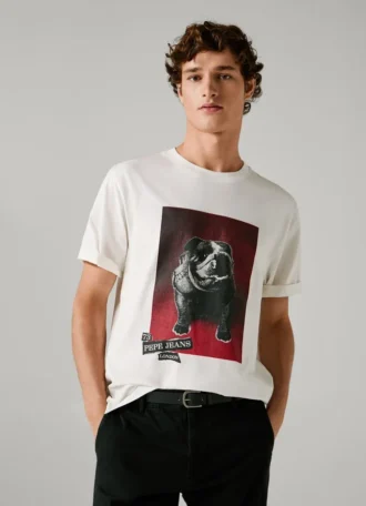 T-shirt con stampa grafica, vestibilità regolare