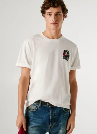 T-shirt con stampa grafica, vestibilità regolare
