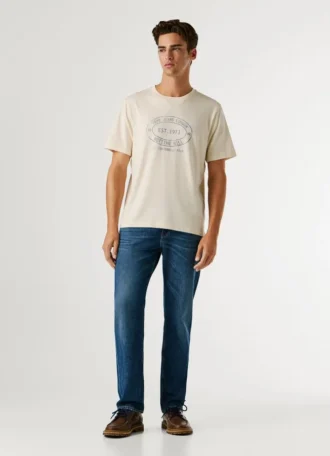 T-shirt con stampa grafica, vestibilità regolare
