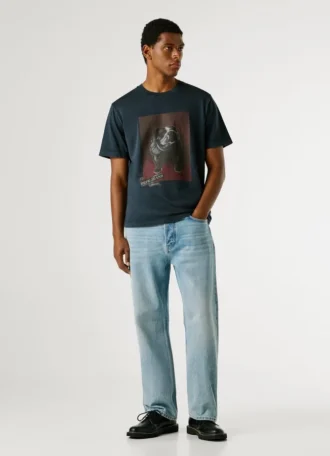 T-shirt con stampa grafica, vestibilità regolare