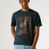 T-shirt con stampa grafica, vestibilità regolare T-shirt con stampa grafica, vestibilità regolare