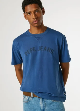 T-shirt con stampa logo