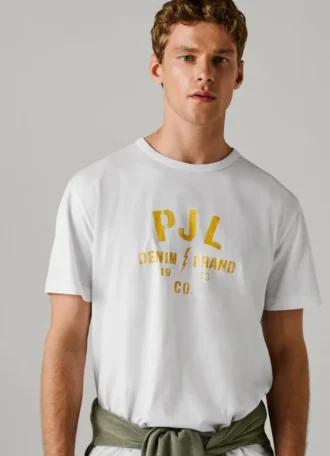 T-shirt con stampa logo
