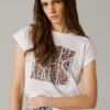 T-shirt con stampa logo T-shirt con stampa logo