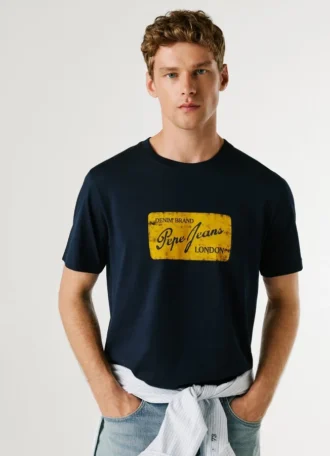 T-shirt con stampa logo
