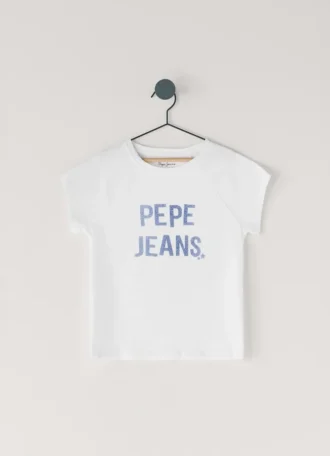 T-shirt con stampa logo