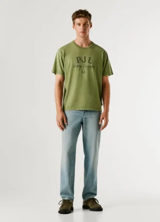 T-shirt con stampa logo