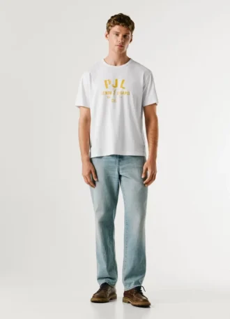 T-shirt con stampa logo