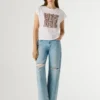 T-shirt con stampa logo T-shirt con stampa logo