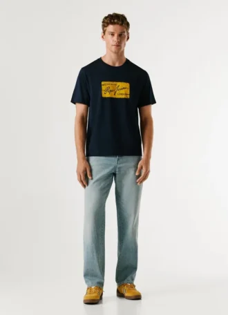 T-shirt con stampa logo