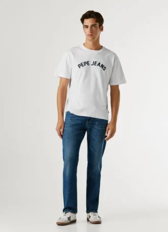 T-shirt con stampa logo T-shirt con stampa logo