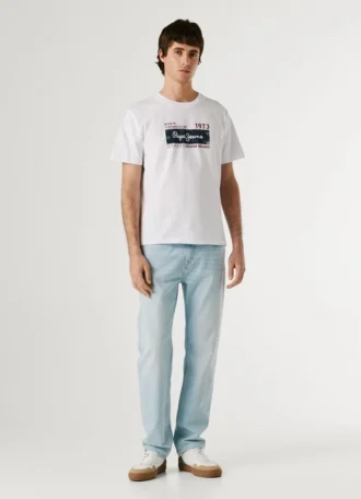T-shirt con stampa logo