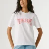 T-shirt con stampa logo T-shirt con stampa logo