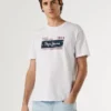 T-shirt con stampa logo