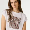 T-shirt con stampa logo T-shirt con stampa logo