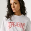 T-shirt con stampa logo T-shirt con stampa logo