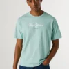 T-shirt con stampa logo e vestibilità regolare T-shirt con stampa logo e vestibilità regolare