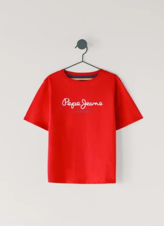 T-shirt con stampa logo e vestibilità regolare