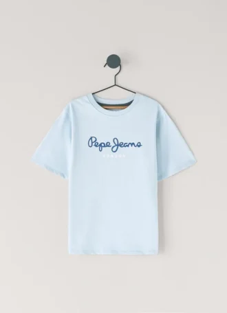T-shirt con stampa logo e vestibilità regolare