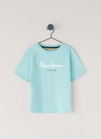 T-shirt con stampa logo e vestibilità regolare